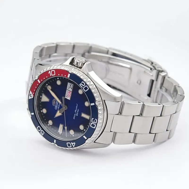 Orient Kamasu II Blue Dial Pepsi Bezel Diver Men's Watch  RA-AA0812L19B